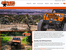 Tablet Screenshot of barnes4wd.com